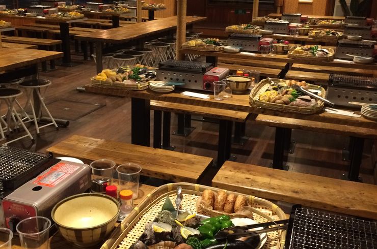 忘新年会クルーズに海鮮BBQプランはいかが？