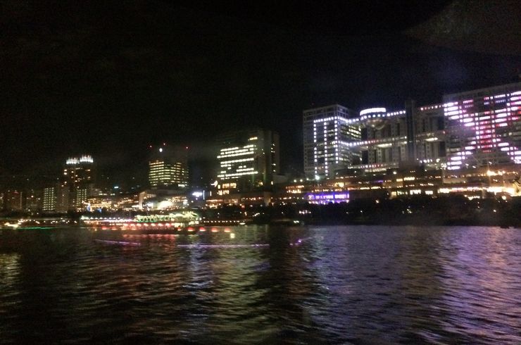 きらびやかなお台場のイルミネーション