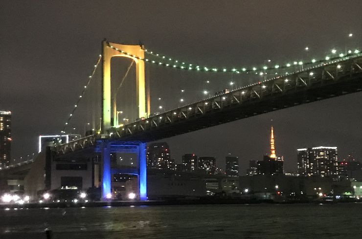 ついに始まったレインボーブリッジのSPカラーバージョン