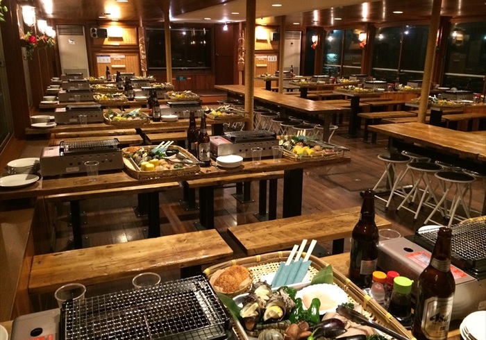 海鮮BBQセッティング